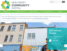 Tablet Screenshot of newjerseycommunitycapital.org